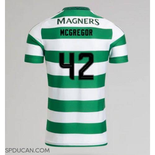 Muški Nogometni Dres Celtic Callum McGregor #42 Domaci 2024-25 Kratak Rukav